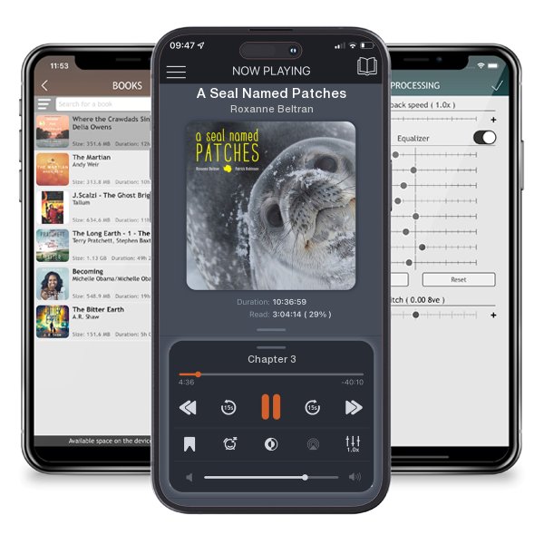 Download fo free audiobook A Seal Named Patches by Roxanne Beltran and listen anywhere on your iOS devices in the ListenBook app.