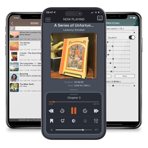 Download fo free audiobook A Series of Unfortunate Events #12: the Penultimate Peril by Lemony Snicket and listen anywhere on your iOS devices in the ListenBook app.