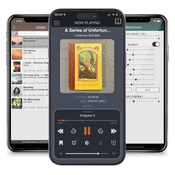 Download fo free audiobook A Series of Unfortunate Events #2: the Reptile Room by Lemony Snicket and listen anywhere on your iOS devices in the ListenBook app.