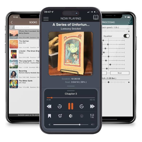 Download fo free audiobook A Series of Unfortunate Events #8: the Hostile Hospital by Lemony Snicket and listen anywhere on your iOS devices in the ListenBook app.