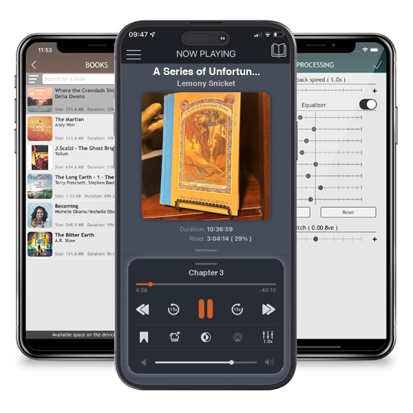 Download fo free audiobook A Series of Unfortunate Events #9: the Carnivorous Carnival by Lemony Snicket and listen anywhere on your iOS devices in the ListenBook app.