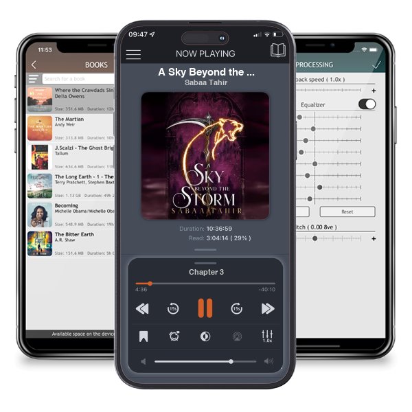 Download fo free audiobook A ​Sky Beyond the Storm (An Ember in the Ashes, #4) by Sabaa Tahir and listen anywhere on your iOS devices in the ListenBook app.