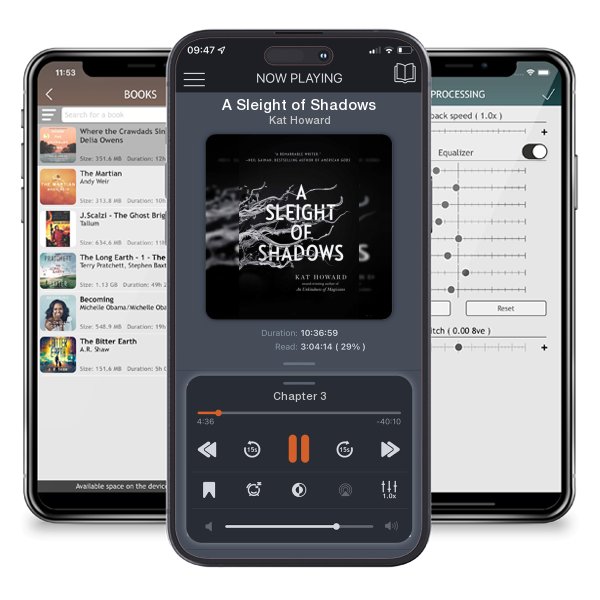 Download fo free audiobook A Sleight of Shadows by Kat Howard and listen anywhere on your iOS devices in the ListenBook app.