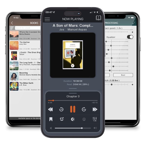 Download fo free audiobook A Son of Mars: Complete Edition (Vol. 1&2) by José Manuel Aspas and listen anywhere on your iOS devices in the ListenBook app.