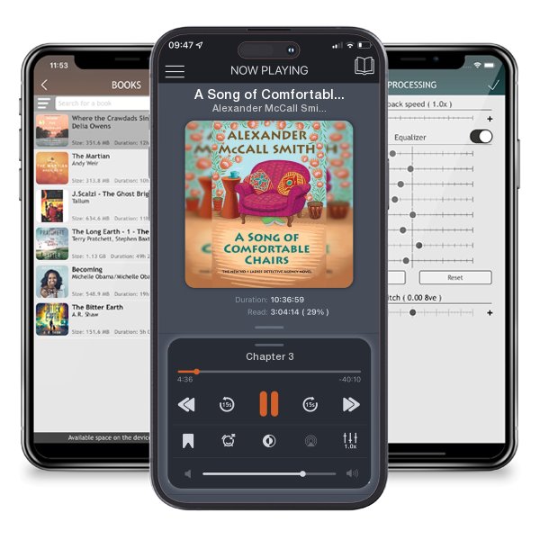 Download fo free audiobook A Song of Comfortable Chairs: No. 1 Ladies' Detective Agency... by Alexander McCall Smith and listen anywhere on your iOS devices in the ListenBook app.