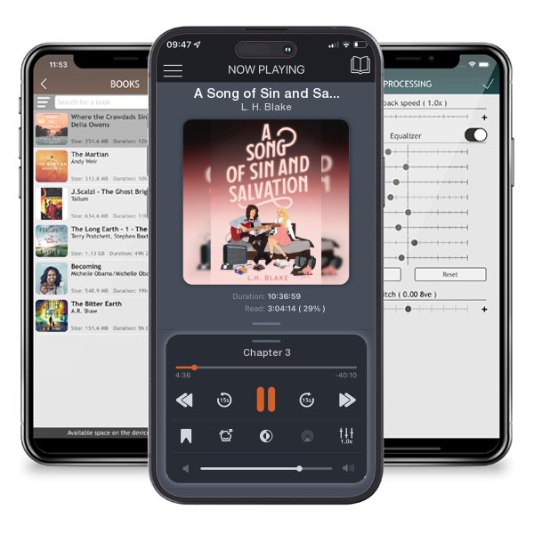 Download fo free audiobook A Song of Sin and Salvation: A Rockin' 80s Romance by L. H. Blake and listen anywhere on your iOS devices in the ListenBook app.