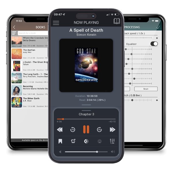 Download fo free audiobook A Spell of Death by Simon Kewin and listen anywhere on your iOS devices in the ListenBook app.