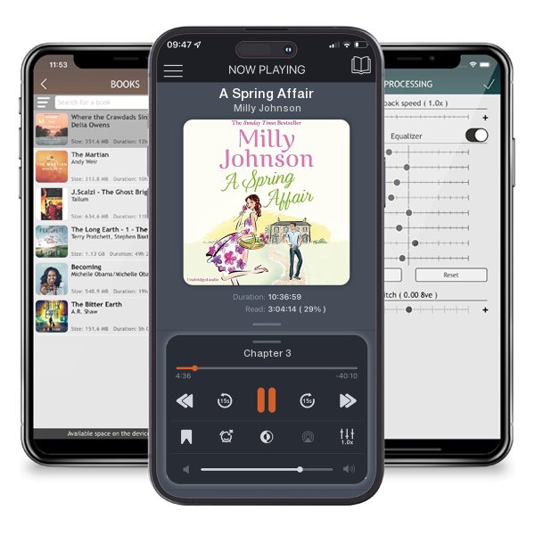 Download fo free audiobook A Spring Affair by Milly Johnson and listen anywhere on your iOS devices in the ListenBook app.