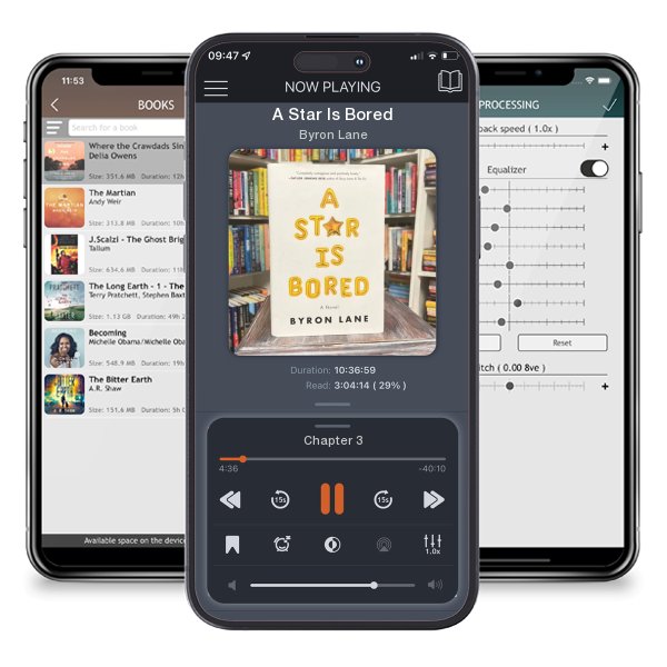 Download fo free audiobook A Star Is Bored by Byron Lane and listen anywhere on your iOS devices in the ListenBook app.