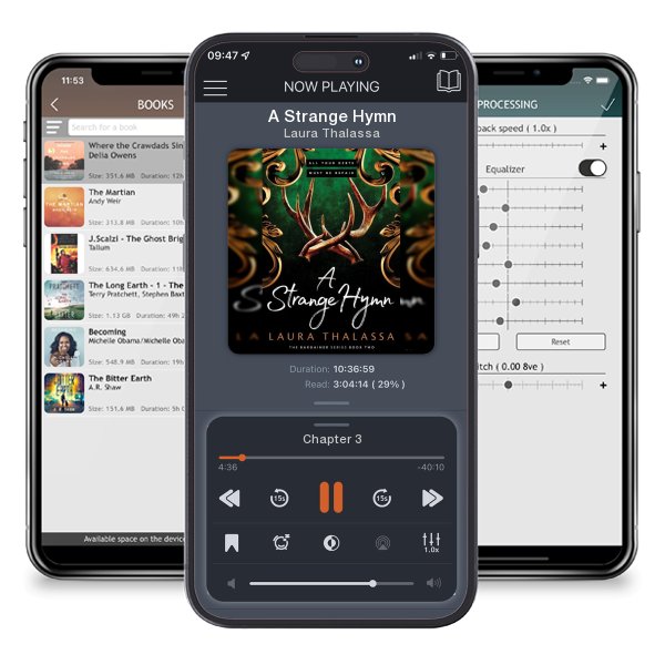 Download fo free audiobook A Strange Hymn by Laura Thalassa and listen anywhere on your iOS devices in the ListenBook app.