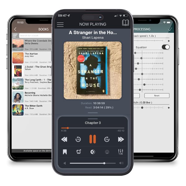 Download fo free audiobook A Stranger in the House by Shari Lapena and listen anywhere on your iOS devices in the ListenBook app.