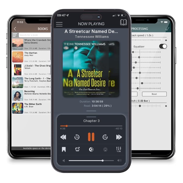 Download fo free audiobook A Streetcar Named Desire (Hardcover Library Edition) by Tennessee Williams and listen anywhere on your iOS devices in the ListenBook app.