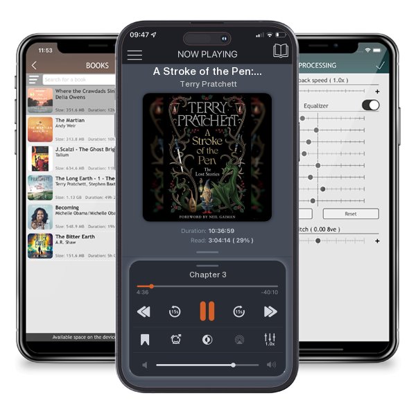 Download fo free audiobook A Stroke of the Pen: The Lost Stories by Terry Pratchett and listen anywhere on your iOS devices in the ListenBook app.