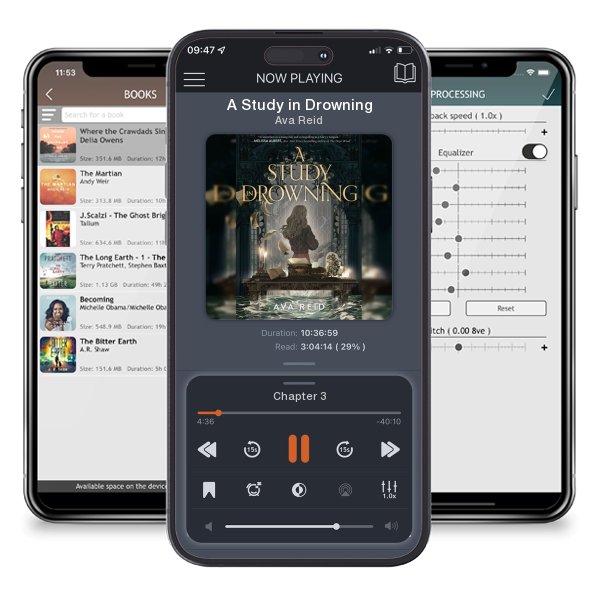 Download fo free audiobook A Study in Drowning by Ava Reid and listen anywhere on your iOS devices in the ListenBook app.