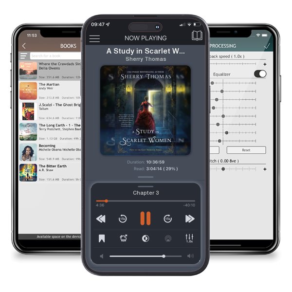Download fo free audiobook A Study in Scarlet Women by Sherry Thomas and listen anywhere on your iOS devices in the ListenBook app.