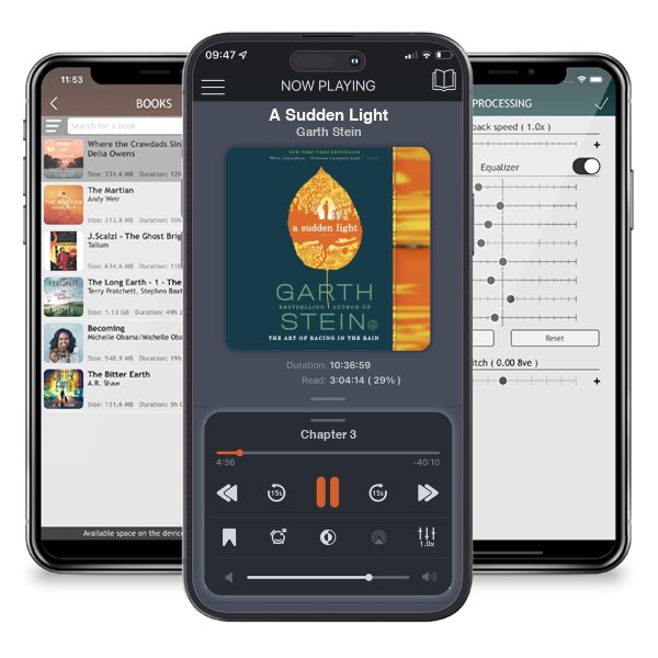 Download fo free audiobook A Sudden Light by Garth Stein and listen anywhere on your iOS devices in the ListenBook app.