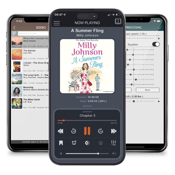Download fo free audiobook A Summer Fling by Milly Johnson and listen anywhere on your iOS devices in the ListenBook app.