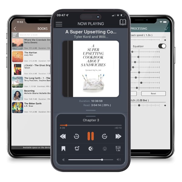 Download fo free audiobook A Super Upsetting Cookbook about Sandwiches by Tyler Kord and William Wegman and listen anywhere on your iOS devices in the ListenBook app.