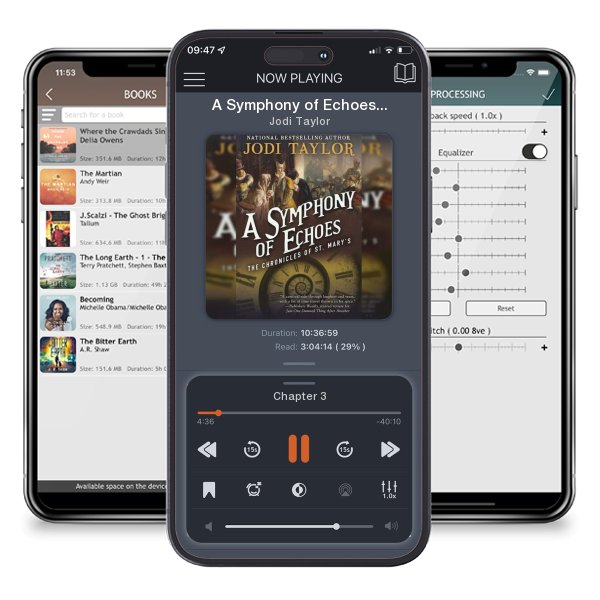 Download fo free audiobook A Symphony of Echoes: The Chronicles of St. Mary's Book Two by Jodi Taylor and listen anywhere on your iOS devices in the ListenBook app.