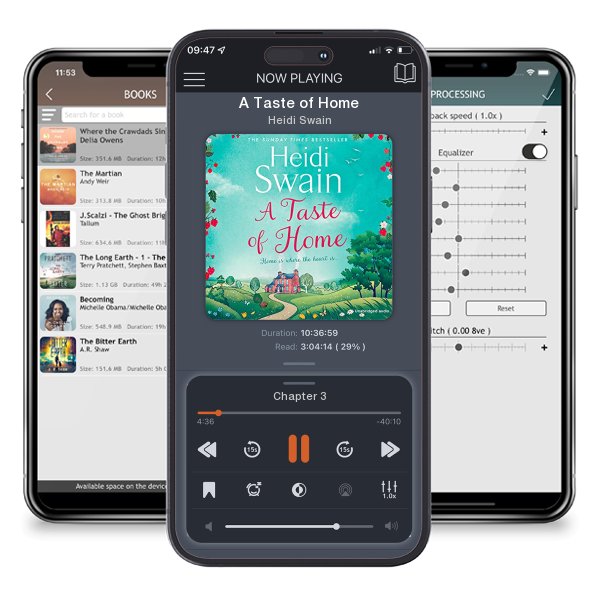 Download fo free audiobook A Taste of Home by Heidi Swain and listen anywhere on your iOS devices in the ListenBook app.