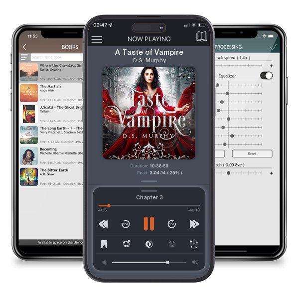 Download fo free audiobook A Taste of Vampire by D.S. Murphy and listen anywhere on your iOS devices in the ListenBook app.