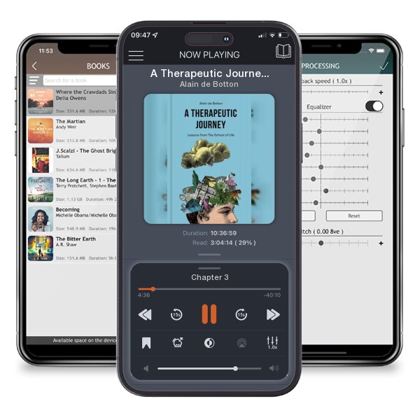 Download fo free audiobook A Therapeutic Journey: Lessons from the School of Life by Alain de Botton and listen anywhere on your iOS devices in the ListenBook app.