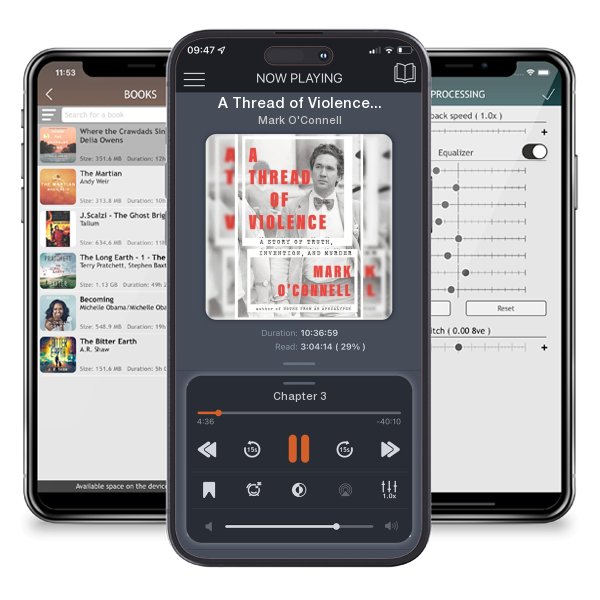 Download fo free audiobook A Thread of Violence: A Story of Truth, Invention, and Murder by Mark O'Connell and listen anywhere on your iOS devices in the ListenBook app.