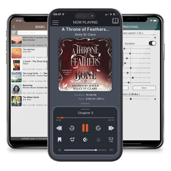 Download fo free audiobook A Throne of Feathers and Bone by Kelly St Clare and listen anywhere on your iOS devices in the ListenBook app.