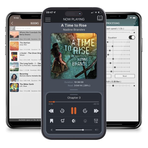 Download fo free audiobook A Time to Rise by Nadine Brandes and listen anywhere on your iOS devices in the ListenBook app.