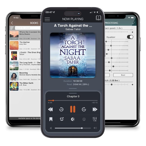 Download fo free audiobook A Torch Against the Night (An Ember in the Ashes, #2) by Sabaa Tahir and listen anywhere on your iOS devices in the ListenBook app.