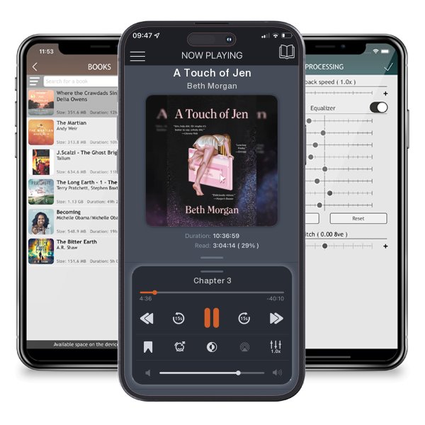Download fo free audiobook A Touch of Jen by Beth Morgan and listen anywhere on your iOS devices in the ListenBook app.