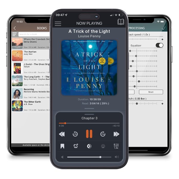 Download fo free audiobook A Trick of the Light by Louise Penny and listen anywhere on your iOS devices in the ListenBook app.
