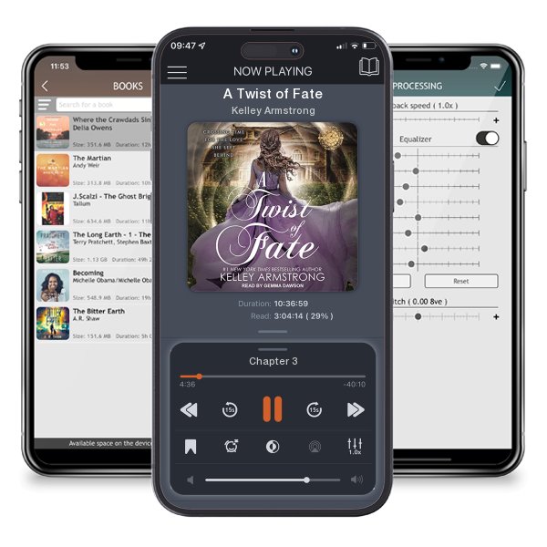 Download fo free audiobook A Twist of Fate by Kelley Armstrong and listen anywhere on your iOS devices in the ListenBook app.