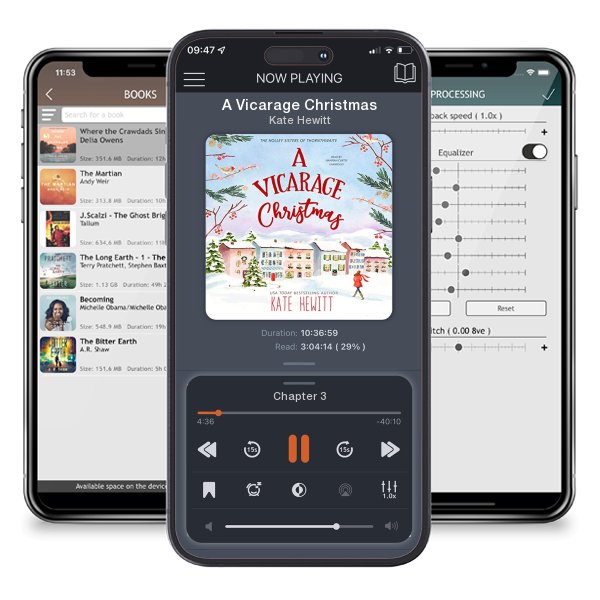Download fo free audiobook A Vicarage Christmas by Kate Hewitt and listen anywhere on your iOS devices in the ListenBook app.