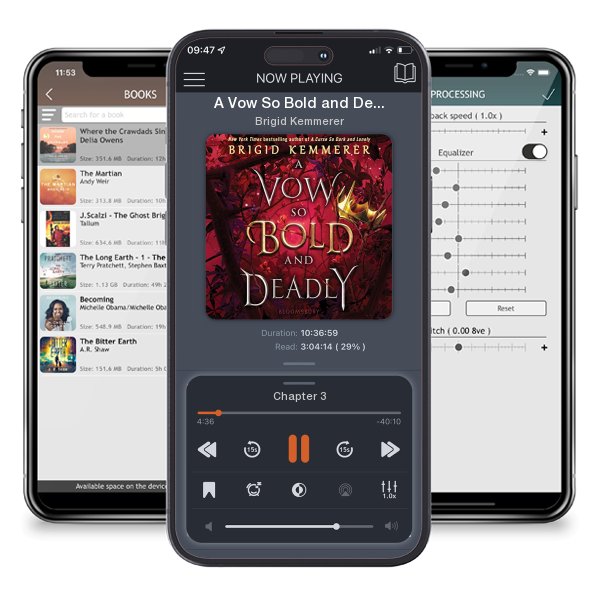 Download fo free audiobook A Vow So Bold and Deadly by Brigid Kemmerer and listen anywhere on your iOS devices in the ListenBook app.