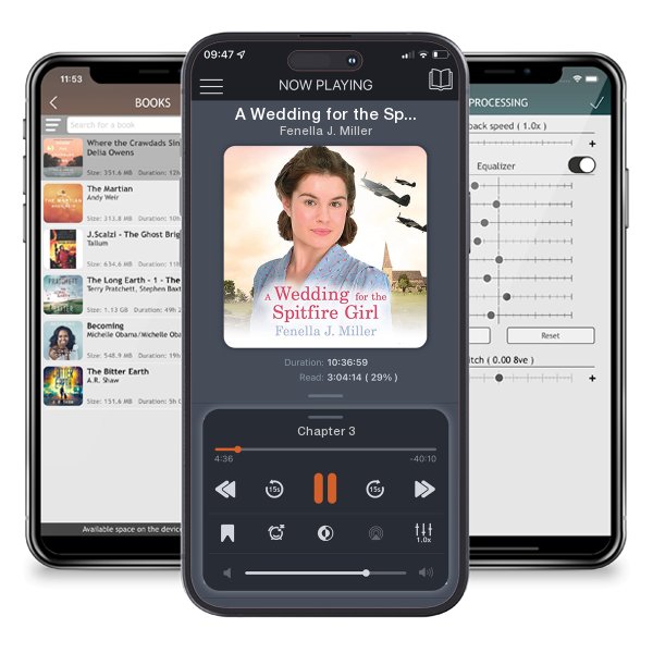 Download fo free audiobook A Wedding for the Spitfire Girl by Fenella J. Miller and listen anywhere on your iOS devices in the ListenBook app.