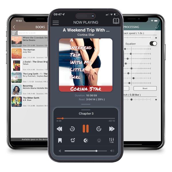 Download fo free audiobook A Weekend Trip With My Little Girl (Taboo Forbidden Erotica) by Corina Star and listen anywhere on your iOS devices in the ListenBook app.