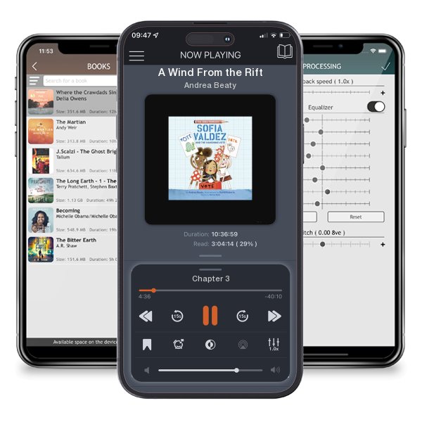 Download fo free audiobook A Wind From the Rift by Andrea Beaty and listen anywhere on your iOS devices in the ListenBook app.