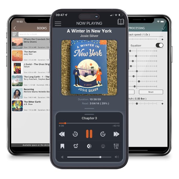 Download fo free audiobook A Winter in New York by Josie Silver and listen anywhere on your iOS devices in the ListenBook app.