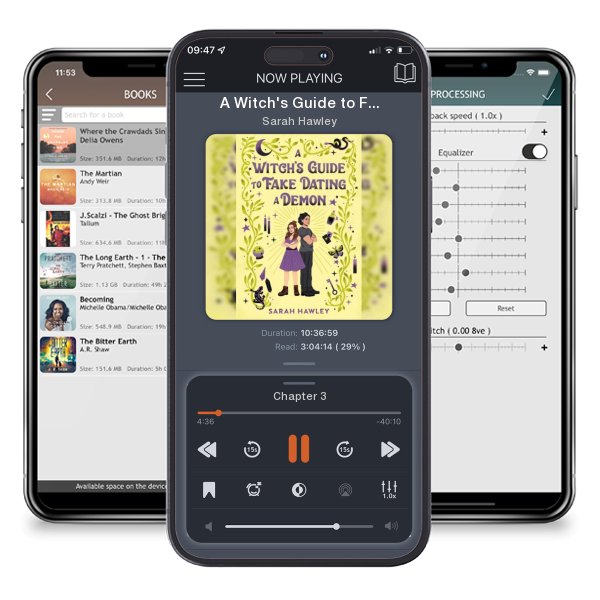 Download fo free audiobook A Witch's Guide to Fake Dating a Demon by Sarah Hawley and listen anywhere on your iOS devices in the ListenBook app.