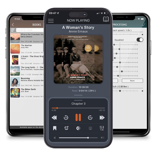 Download fo free audiobook A Woman's Story by Annie Ernaux and listen anywhere on your iOS devices in the ListenBook app.