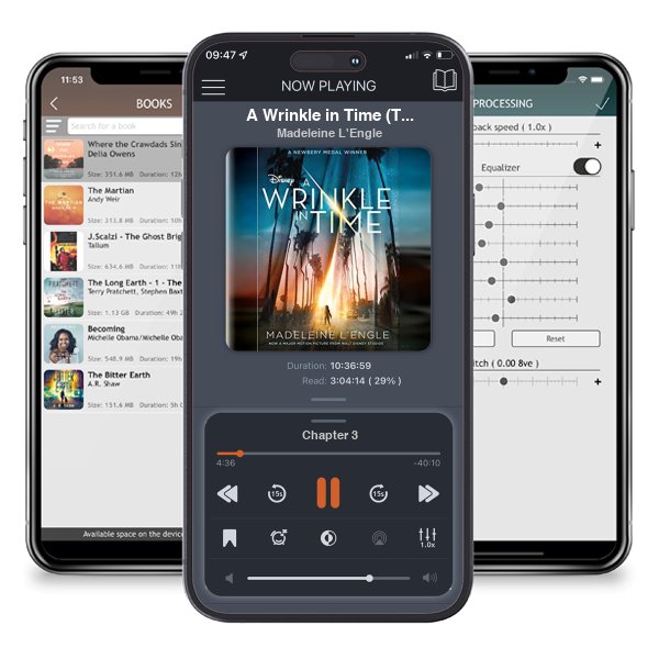 Download fo free audiobook A Wrinkle in Time (Time Quintet, #1) by Madeleine L\'Engle and listen anywhere on your iOS devices in the ListenBook app.