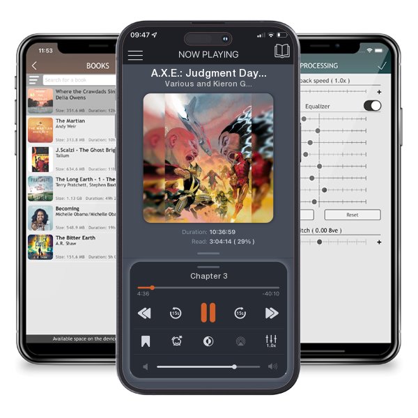 Download fo free audiobook A.X.E.: Judgment Day Companion by Various and Kieron Gillen and listen anywhere on your iOS devices in the ListenBook app.