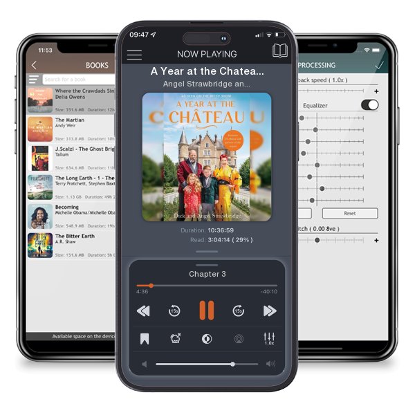 Download fo free audiobook A Year at the Chateau by Angel Strawbridge and Dick Strawbridge and listen anywhere on your iOS devices in the ListenBook app.