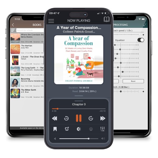 Download fo free audiobook A Year of Compassion: 52 Weeks of Living Zero-Waste, Plant-Based, and Cruelty-Free by Colleen Patrick-Goudreau and listen anywhere on your iOS devices in the ListenBook app.