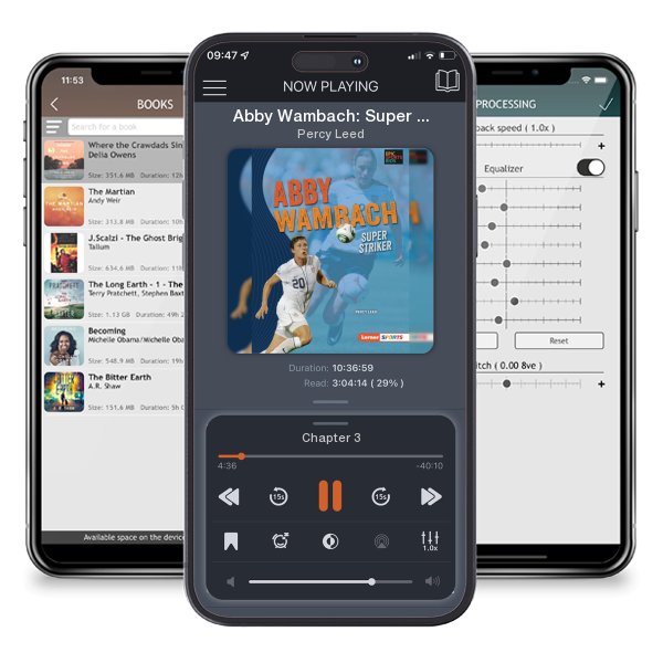 Download fo free audiobook Abby Wambach: Super Striker by Percy Leed and listen anywhere on your iOS devices in the ListenBook app.
