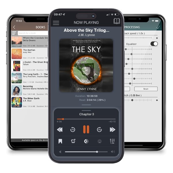 Download fo free audiobook Above the Sky Trilogy (Above the Sky, #1-3) by J.W. Lynne and listen anywhere on your iOS devices in the ListenBook app.