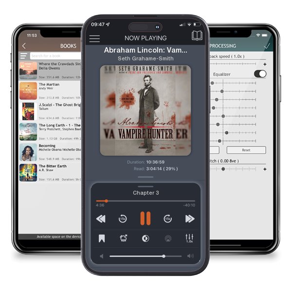 Download fo free audiobook Abraham Lincoln: Vampire Hunter by Seth Grahame-Smith and listen anywhere on your iOS devices in the ListenBook app.