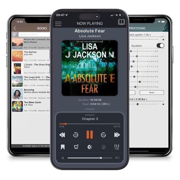 Download fo free audiobook Absolute Fear by Lisa Jackson and listen anywhere on your iOS devices in the ListenBook app.
