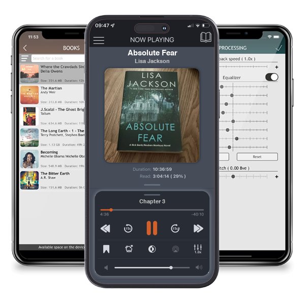 Download fo free audiobook Absolute Fear by Lisa Jackson and listen anywhere on your iOS devices in the ListenBook app.